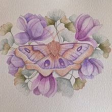 Dibujo y composición naturalista en acuarela. Een project van Traditionele illustratie van carolggenicio - 03.09.2024