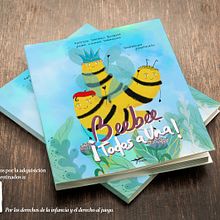 Portada+Contraportada e Ilustraciones interiores + Maquetación Cuento "BeeBee Todos a una" . Digital Illustration, Editorial Illustration, Editorial Design, and Graphic Design project by Josefina Montero Jiménez - 09.03.2024