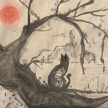 Mein Abschlussprojekt für den Kurs: Einführung in die Sumi-e-Malerei  Ein Projekt aus dem Bereich Zeichnung, Traditionelle Illustration, Illustration mit Tinte, Bildende Künste und Malerei von Andrea Acker - 03.09.2024