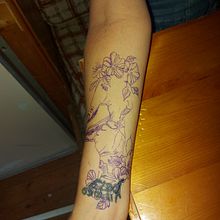 Mon projet du cours : Tatouage pour débutants. Tattoo Design project by Melissa Chartrand - 09.03.2024