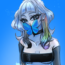 BlueSky. Digital Illustration project by Clara Cruz - 09.04.2024