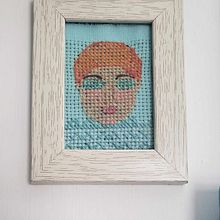 Mi proyecto del curso: Creación de retratos en punto de cruz. Embroider project by MÓNICA RUBÍ - 07.30.2022