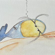 Mi proyecto del curso: Diseño de personajes expresivos con acuarela y pluma estilográfica. Artistic Drawing, Character Design, Children's Illustration, Drawing, Traditional illustration, Narrative, Painting, Sketching, Stor, telling, and Watercolor Painting project by hxspvmny7x - 09.05.2024