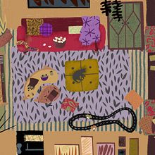 Mon projet du cours : Illustration numérique plane aux couleurs dynamiques. Digital Drawing, Digital Illustration, and Drawing project by juleke - 09.01.2024