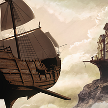 Mi proyecto del curso: Navega nubes. Traditional illustration, Digital Illustration, Video Games, Concept Art, and Game Design project by Diego Paternina - 09.04.2024