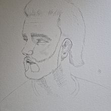 Mi proyecto del curso: Sketchbook de retrato: explora el rostro humano. Artistic Drawing, Drawing, Portrait Drawing, Sketchbook, and Sketching project by Núria Romero Aguado - 09.05.2024