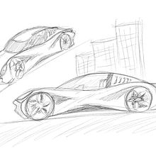 Mi proyecto del curso: Diseño de automóviles: el boceto. Un progetto di Design, Design industriale, Product design e Bozzetti di Andres Echavarria - 05.09.2024