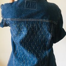 Mi proyecto del curso: Introducción al bordado japonés sashiko. Un proyecto de DIY, Bordado, Tejido, Diseño textil, Upc y cling de catalina astorga - 06.09.2024