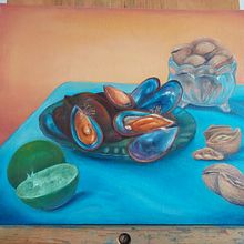 Meu projeto do curso: Pintura a óleo a partir do zero. Fine Arts, Painting, and Oil Painting project by Natália Fontes Rodrigues - 09.06.2024