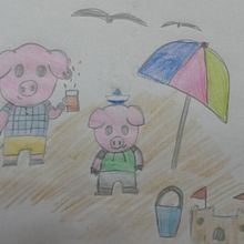 Mi proyecto del curso: Diseño de personajes estilo kawaii. Projekt z dziedziny Design, Projektowanie postaci, Trad, c, jna ilustracja, Grafika wektorowa i Manga użytkownika cristinaalejandracattaneo - 05.09.2024