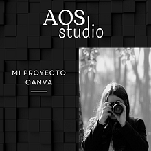 Mi proyecto del curso: Canva de 0 a 100: AOS Studio - Alison Rojas. Projekt z dziedziny Br, ing i ident, fikacja wizualna, Projektowanie graficzne, Projektowanie dla portali społecznościow, ch i Web design użytkownika Alison Mendoza - 05.09.2024