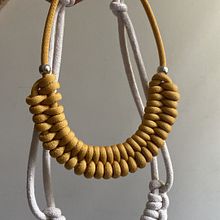 Collares cordón. Macramé project by Carola Requena - 09.08.2024