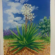 Mi proyecto del curso: Pintura de paisajes con gouache para principiantes. Gouache Painting, Painting, Fine Arts, and Naturalistic Illustration project by Jocelyn Delgado - 09.02.2024