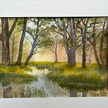 My project for course: Painting Realistic Watercolor Landscapes. Naturalistic Illustration, Painting, Sketching, Watercolor Painting, and Fine Arts project by lhhyam - 09.07.2024