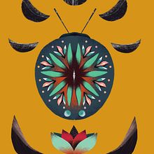 Meu projeto do curso: Ilustração flat com Photoshop. Un projet de Illustration numérique, Peinture numérique et Illustration traditionnelle de Carolina Galdino - 08.09.2024