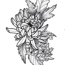 Mi proyecto del curso: Tatuaje botánico con puntillismo. Tattoo Design, Traditional illustration, and Botanical Illustration project by bpellegata - 09.08.2024