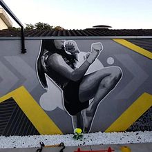 Mural para o Espaço Somos. Painting, Acr, lic Painting, Portrait Drawing, and Realistic Drawing project by H C - 09.09.2024