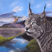 Apprentissage de l'aquarelle et des animaux de style anthropomorphique. Ilustração tradicional, Ilustração infantil, Desenho artístico, Desenho, e Esboçado projeto de Marie Marcoux - 09.09.2024