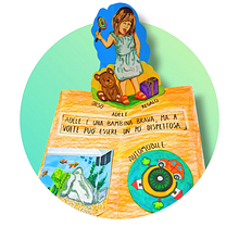 My project for course: Creating Children's Pop-up Books. Projekt z dziedziny Craft,  Introligatorstwo, Literatura dziecięca, Kreat, wne zabaw, z dziećmi, Grafika ed i torska użytkownika Ath ath_art_creazioni - 09.09.2024