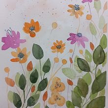 Mi proyecto del curso: Acuarela floral: conecta con la naturaleza. Un progetto di Illustrazione botanica, Illustrazione tradizionale, Pittura e Pittura ad acquerello di Pamela Casas Barría - 01.09.2024