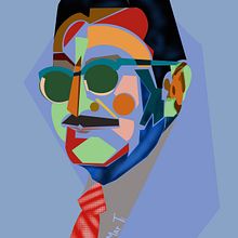 Mi proyecto del curso: Retrato geométrico con Procreate. Digital Illustration, and Traditional illustration project by Maria Torres - 12.23.2023