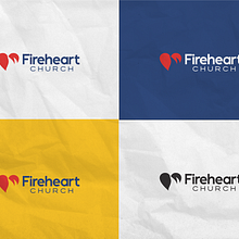 Fireheart Church logo. Logo Design, and Graphic Design project by Ade Awobokun - 09.10.2024