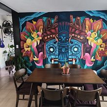 Mi proyecto del curso: Introducción a la pintura mural decorativa. Acr, lic Painting, Decorative Painting, Digital Illustration, Painting, and Street Art project by giseljicas_48 - 08.12.2024