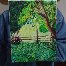 Mi proyecto del curso: Introducción a la pintura de paisajes en acrílico. Un progetto di Pittura acrilica, Illustrazione tradizionale e Pittura di Francisca Blanco - 11.09.2024