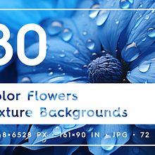 Elevate Your Design Projects with 80 Color Flower Texture Backgrounds. Un progetto di Fotografia e Design di Alexander Nedviga - 12.09.2024