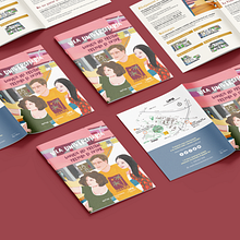 Diseño gráfico - Vila Universitària de la Universitat Autònoma de Barcelona. Ilustração tradicional, Publicidade, Design gráfico, e Design projeto de vikini studio - 01.04.2023