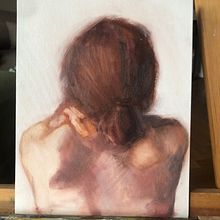 Mein Abschlussprojekt für den Kurs: Experimentelles Porträt: Mische Öl-, Acryl- und Sprayfarben. Projekt z dziedziny  Sztuki piękne,  Malarstwo, Malarstwo akr, lowe i Malarstwo olejowe użytkownika clarameyerprobst - 12.09.2024