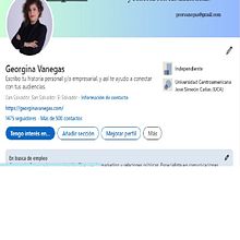 Mi proyecto del curso: LinkedIn: construye tu marca personal. Br, ing, Identit, Digital Marketing, and Social Media project by Georgina Vanegas - 08.01.2024