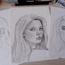 Mi proyecto del curso: Sketchbook de retrato: explora el rostro humano. Artistic Drawing, Drawing, Portrait Drawing, Sketchbook, Sketching, and Traditional illustration project by fmartinezfernandez - 09.12.2024