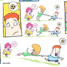 La difícil tarea de esperar. Cómic para Logopedia y Psicología Bla Bla Ein Projekt aus dem Bereich Design, Comic, Design von Figuren und Bildung von pablo matera - 13.09.2024