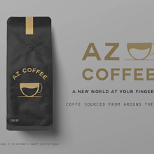 BRAND IDENTITY CREATION: AZ COFFEE. Br, ing, Identit, and Graphic Design project by Paula Maya - 09.14.2024