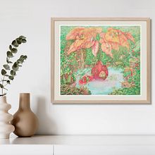 Dialogues, coloured pencils on paper, 29x34 cm. Traditional illustration, Drawing, and Botanical Illustration project by bogumila.sierocka - 09.14.2024