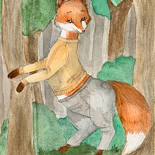 My project for course: Animal Characters in Watercolor for Children’s Books. Fine Arts, Drawing, Traditional illustration, Children's Illustration, Narrative, Painting, and Watercolor Painting project by Bianca Schockenbäumer - 09.15.2024