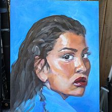 My project for course: Expressive Oil Portraiture: Explore the Alla Prima Technique. Un progetto di Belle arti, Pittura e Pittura ad olio di joyismymiddlename - 16.09.2024