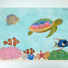 My project for course: Watercolor with Filigree and Metallic Details. Botanical Illustration, Decorative Painting, Traditional illustration, Naturalistic Illustration, Painting, and Watercolor Painting project by Diyana - 09.16.2024