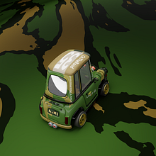 Mi proyecto del curso: Diseño 3D de libreas y adhesivos para coches digitales desde cero. 3D, and 3D Modeling project by Mario Pineda - 09.16.2024