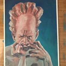 My project for course: Ugolino. Gouache Painting, Traditional illustration, and Painting project by mimiwas - 09.16.2024