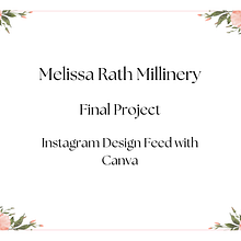 My project for course: Instagram Feed Design with Canva. Een project van Digitaal ontwerp, Grafisch ontwerp, Instagram, Marketing y Social media van Melissa Rath - 17.09.2024