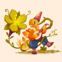 My project for course: Fantasy Character Design in Procreate. Design de personagens, Desenho digital, Ilustração digital, Pintura digital e Ilustração tradicional projeto de Anthony Moulins - 17.09.2024