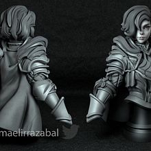 Bust mini . Un progetto di Design, 3D, Character design, Animazione 3D, Modellazione 3D, Scultura, Character design 3D e Progettazione 3D di Diego Irrazabal - 19.09.2024