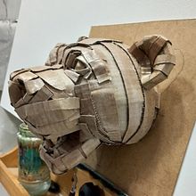 Jaguar de cartón. Un proyecto de Artesanía, Diseño de personajes, Bellas Artes y Escultura de Hernando Arteta - 20.09.2024