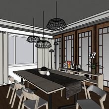 Primer trabajo en SketchUp Ein Projekt aus dem Bereich Digitale Architektur und Innenarchitektur von Carlos Villegas - 19.08.2024