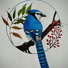 Mon projet du cours : Aquarelle : détails en filigrane et touches métalliques. Botanical Illustration, Decorative Painting, Traditional illustration, Naturalistic Illustration, Painting, and Watercolor Painting project by emilie36963 - 09.21.2024