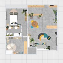 Il mio progetto del corso: Interior design dall’inizio alla fine. Un projet de Design d'intérieur, Architecture d'intérieur, Décoration d'intérieur , et Design d'espace de Laura Zago - 21.09.2024