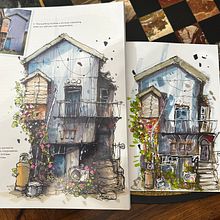 My project for course: Expressive Architectural Sketching with Colored Markers. Projekt z dziedziny  R, sunek architektoniczn,  R, sunek,  R, sunek atramentem, Sketchbook i Sketching użytkownika valerio_avallone - 21.09.2024