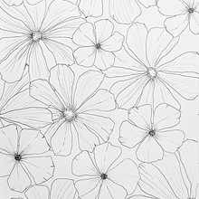 Dessin : apprentissage avec des fleurs. Drawing, and Artistic Drawing project by Véronique le clec' h - 09.05.2024